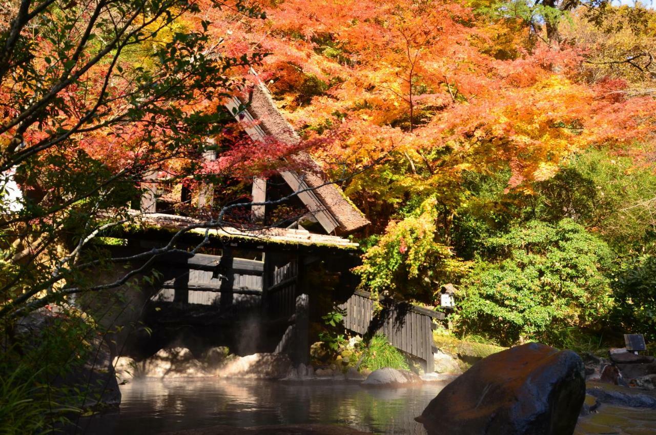 Kurokawa Onsen Oku No Yu Hotel Minamioguni Exterior foto